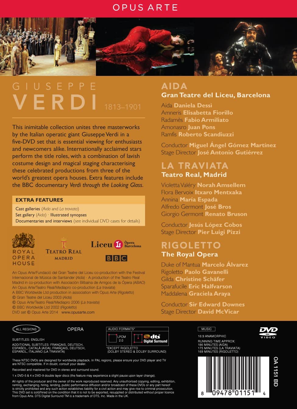 Verdi: Aida, Traviata, Rigoletto - slide-1