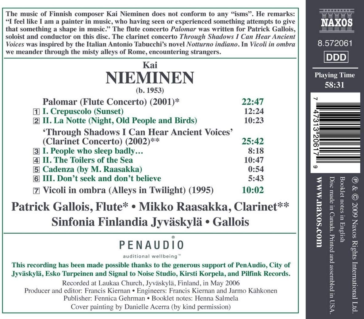 NIEMINEN: Palomar - Flute Concerto - slide-1