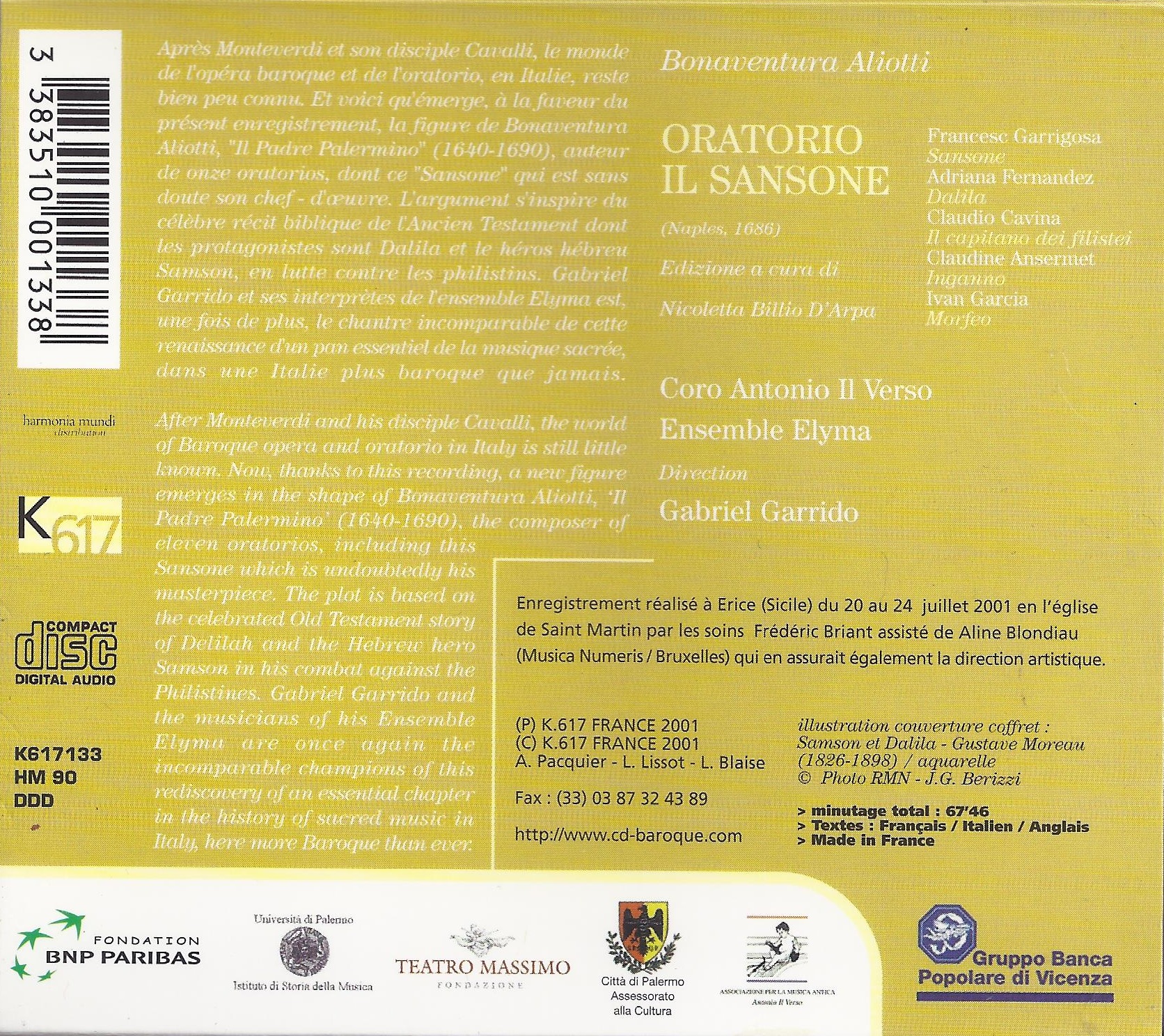 Aliotti: Oratorium "Il Sansone" - slide-1