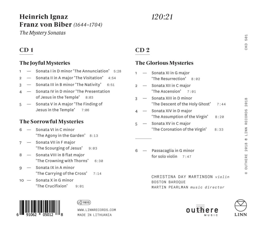 Biber: Mystery Sonatas, (Sonaty różańcowe) - slide-1