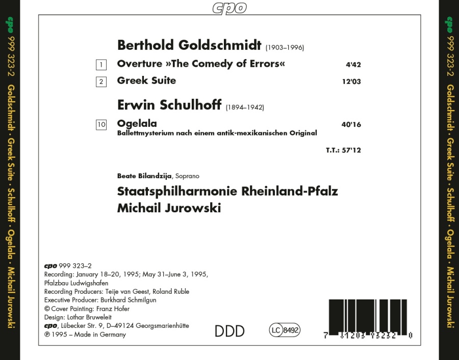 Schulhoff / Goldschmidt: Orchestral Works - slide-1