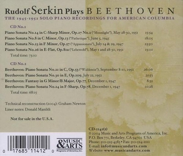 Serkin plays Beethoven - slide-1