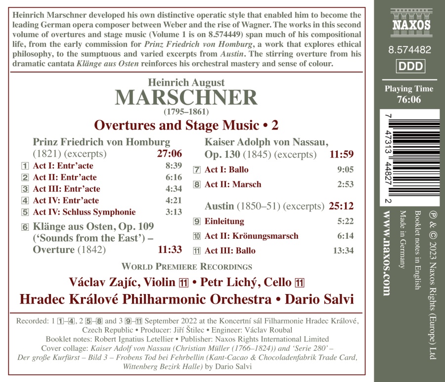 Marschner: Overtures and Stage Music Vol. 2 - slide-1