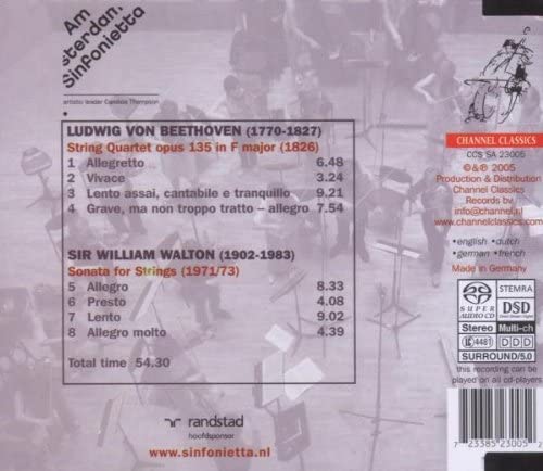 Beethoven: String Quartet No. 16 / Walton: Serenade for Strings - slide-1