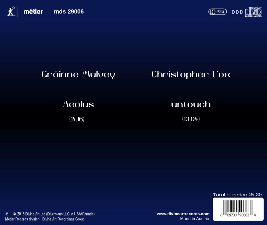 Mulvey: Aeolus; Fox: Untouch - slide-1
