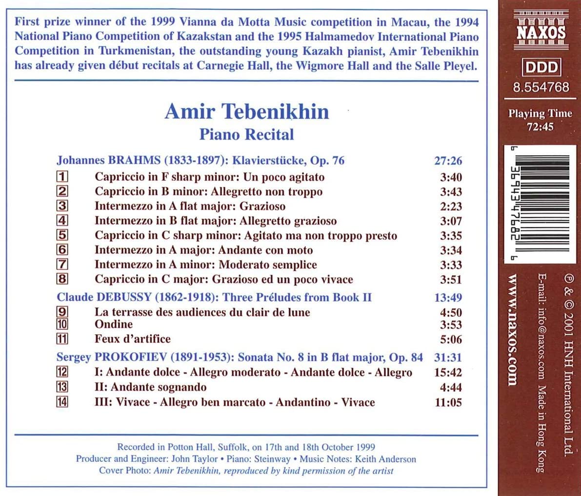 Piano Recital: Amir Tebenikhin - slide-1