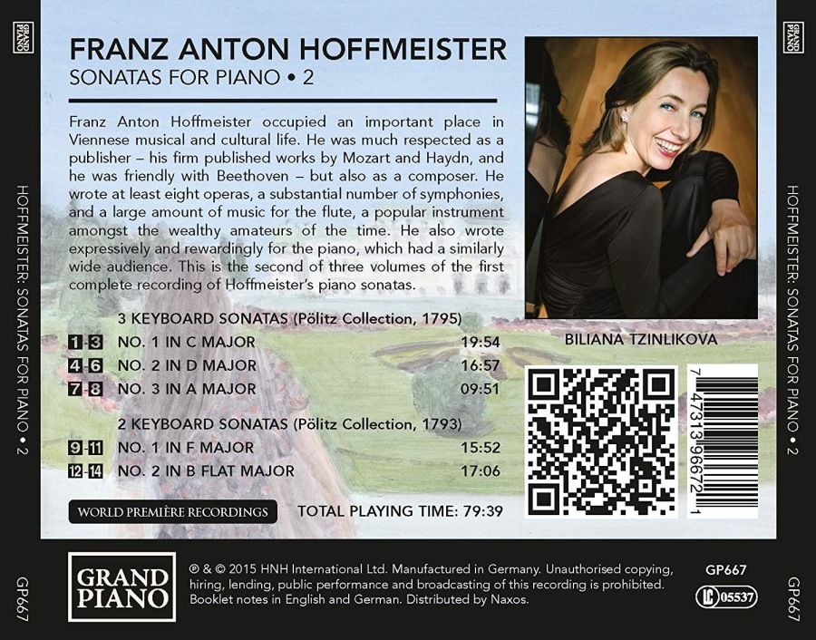 Hoffmeister: Piano Sonatas 2 - slide-1
