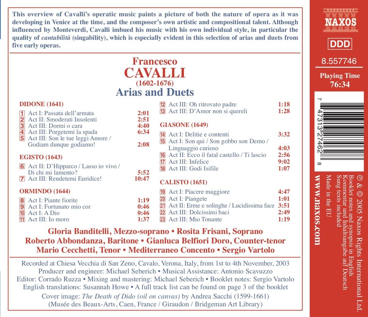 CAVALLI: Arias and duets - slide-1