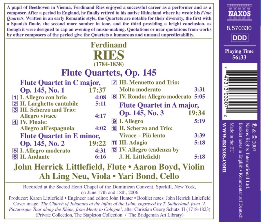 RIES Ferdinand: 3 Flute Quartets Op.145 - slide-1