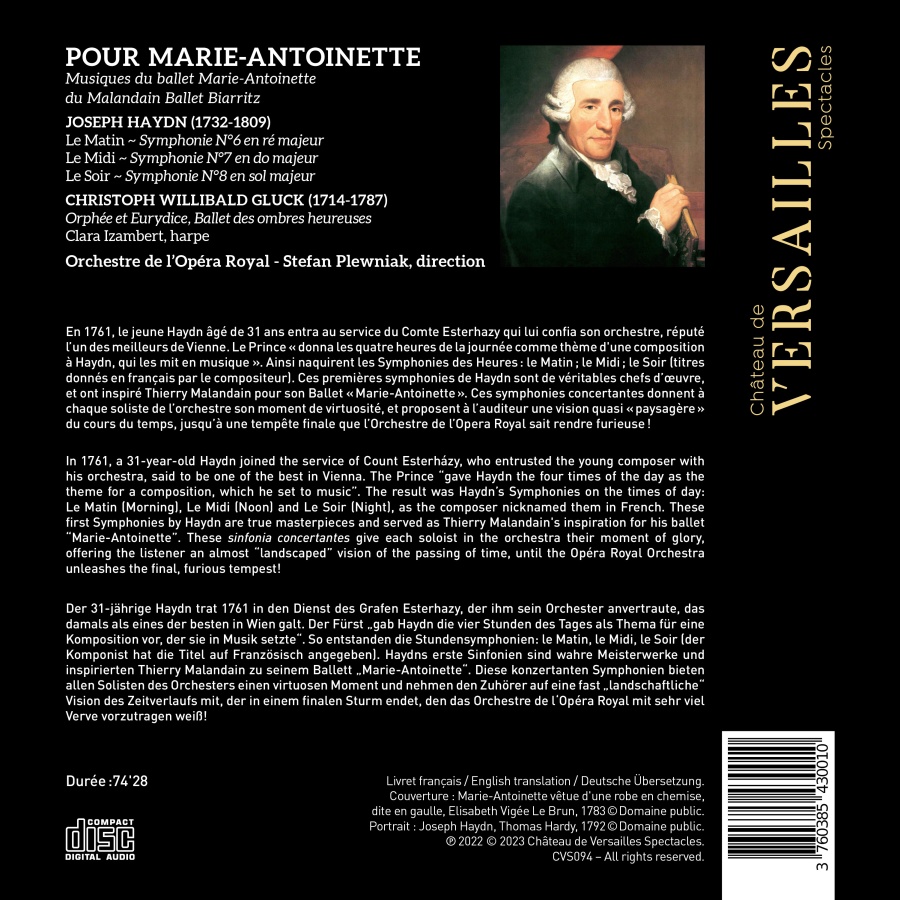 Pour Marie-Antoinette - Haydn: Symph. Le Matin, Le Midi & Le Soir - slide-1