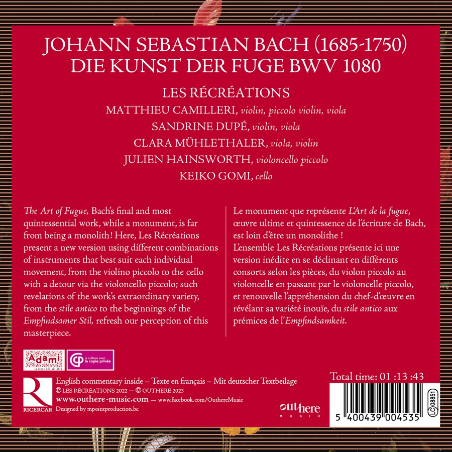 Bach: The Art of Fugue, BWV1080 - slide-1