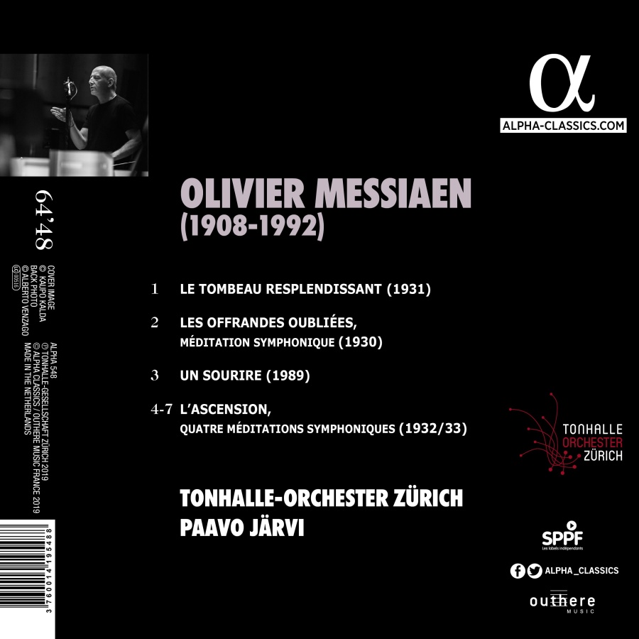 Messiaen: L’Ascension; Le Tombeau resplendissant; Les Offrandes oubliées; Un sourire - slide-1
