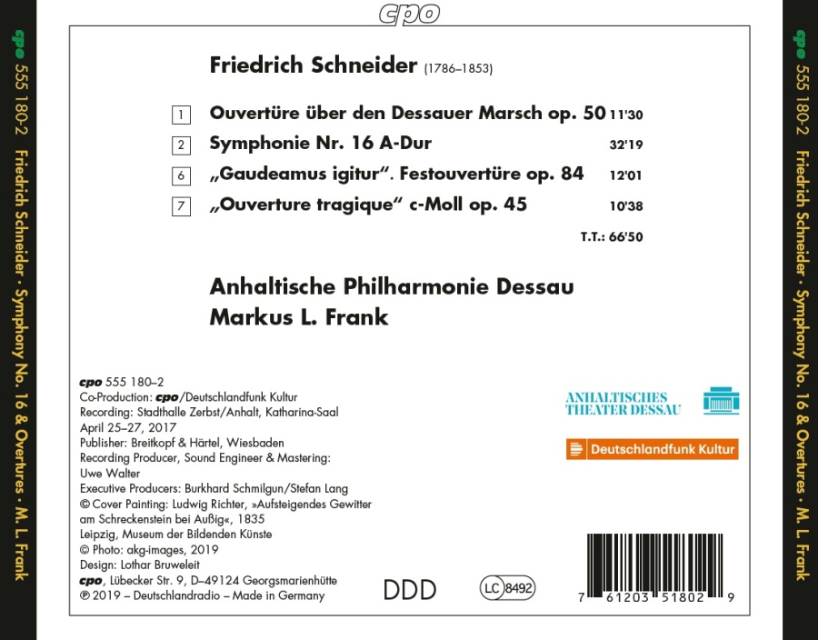Schneider: Symphony No. 16; Overtures - slide-1