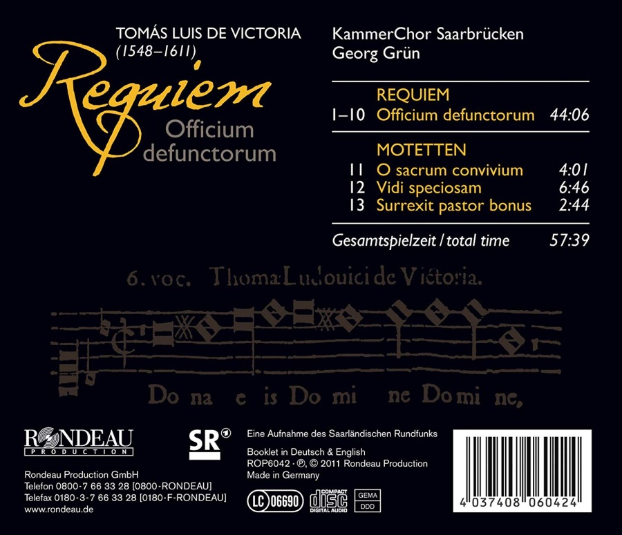 Victoria: Requiem Officium defunctorum - slide-1