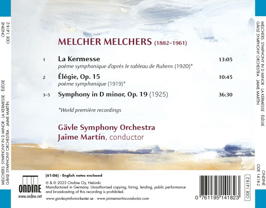 Melchers: Symphony; La Kermesse; Élégie - slide-1