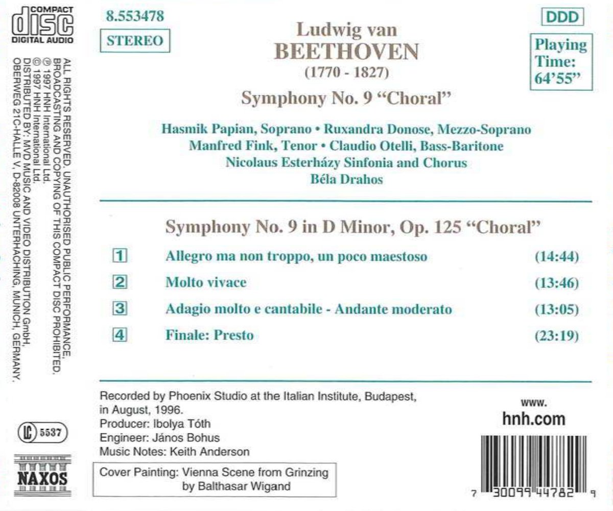 BEETHOVEN: Symphony no.9 "CHORAL" - slide-1