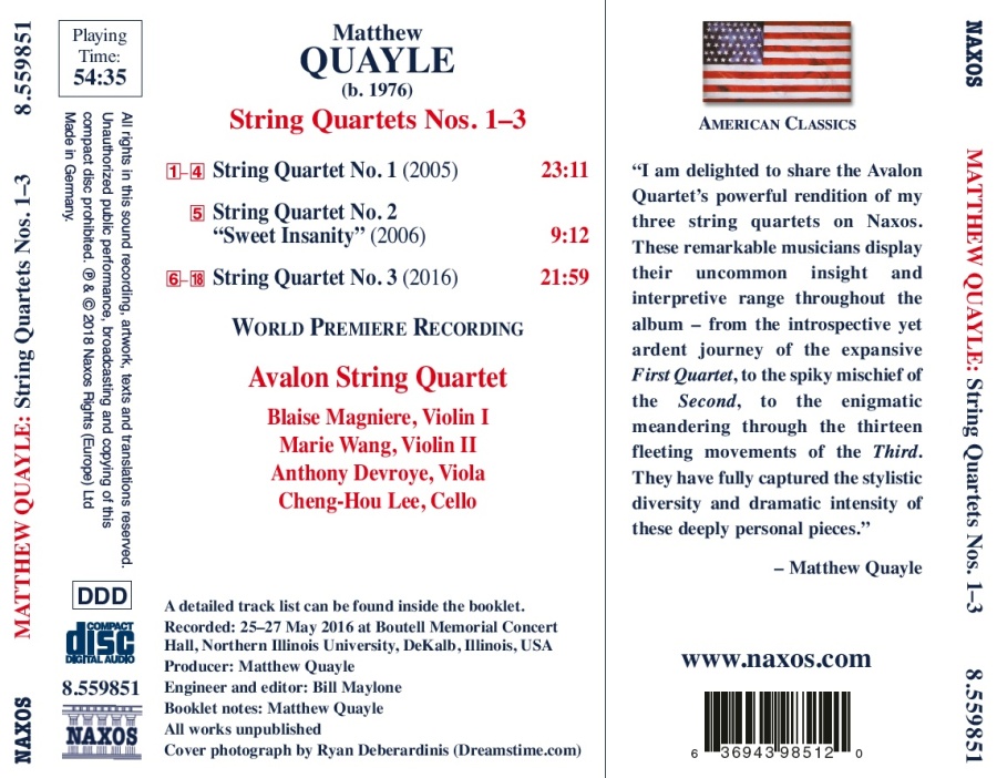 Quayle: String Quartets Nos. 1 - 3 - slide-1
