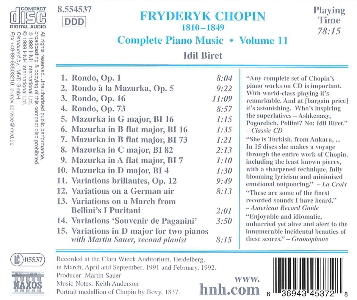 CHOPIN: Piano Music - Rondos and Variations - slide-1