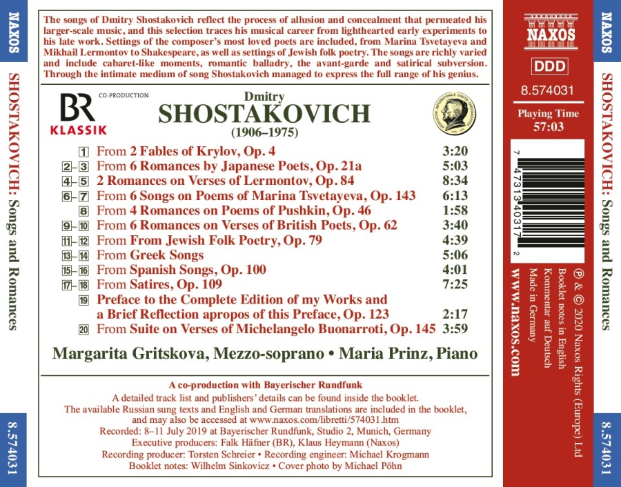 Shostakovich: Songs & Romances - slide-1