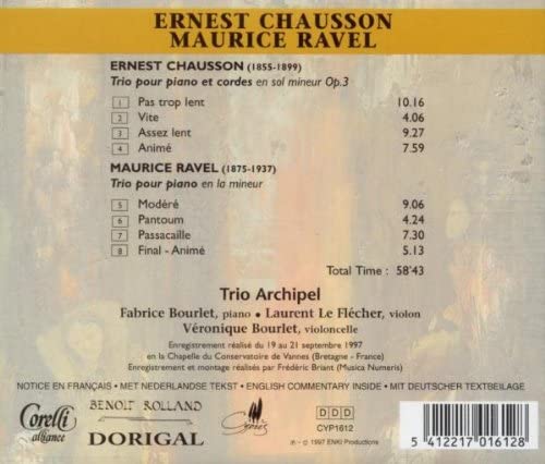 Piano Trios: Chausson / Ravel - slide-1