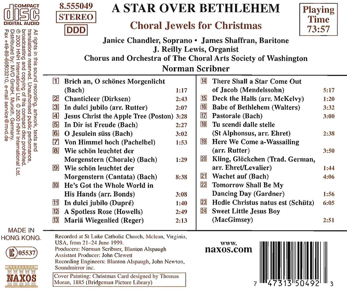 Choral Jewels for Christmas - "A Star over Bethlehem" - slide-1