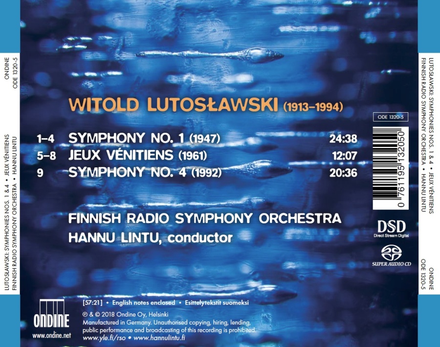 Lutosławski: Symphonies Nos. 1 & 4 - slide-1