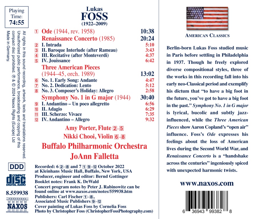 Foss: Symphony No. 1; Renaissance Concerto - slide-1