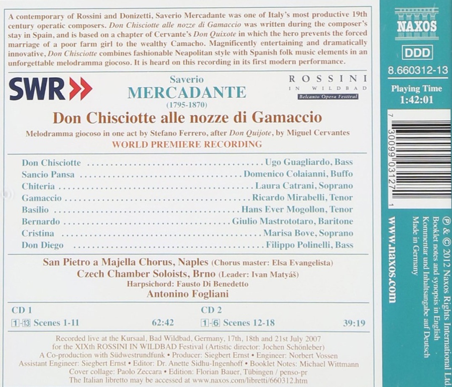 Mercadante: Don Chisciotte alle nozze di Gamaccio - slide-1