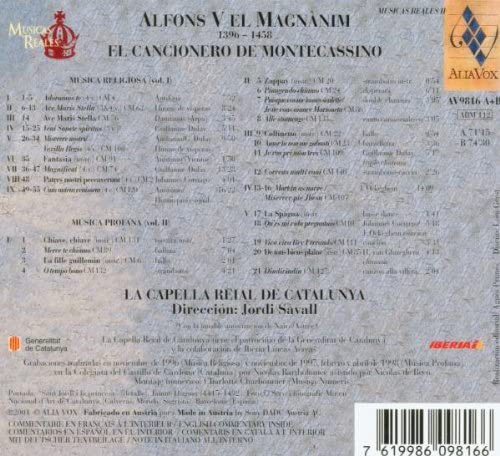 Alfons V: El Cancionero de Montecassino - slide-1