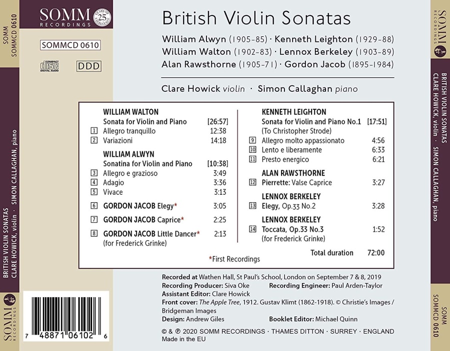 British Violin Sonatas - slide-1