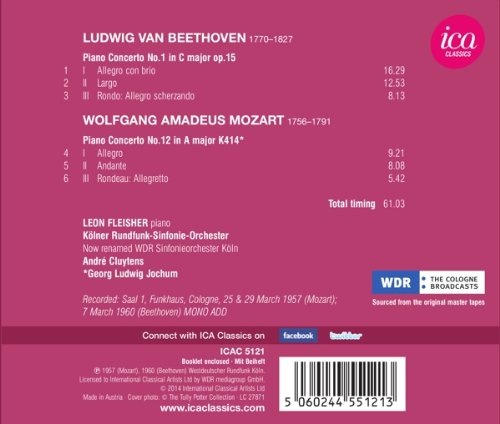 Beethoven: Piano Concerto No. 1, W.A. Mozart: Piano Concerto No. 12 - slide-1