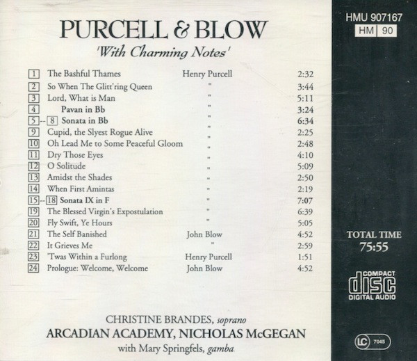 Purcell; Blow: With Charming Notes - Songs & Instrumental Music - slide-1