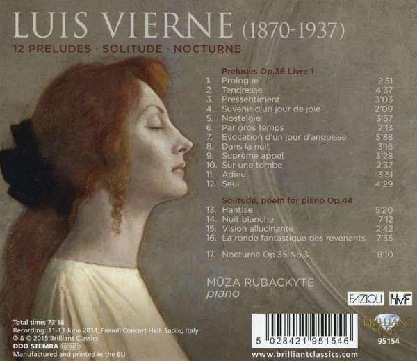 Vierne: 12 Preludes; Solitude; Nocturne - slide-1