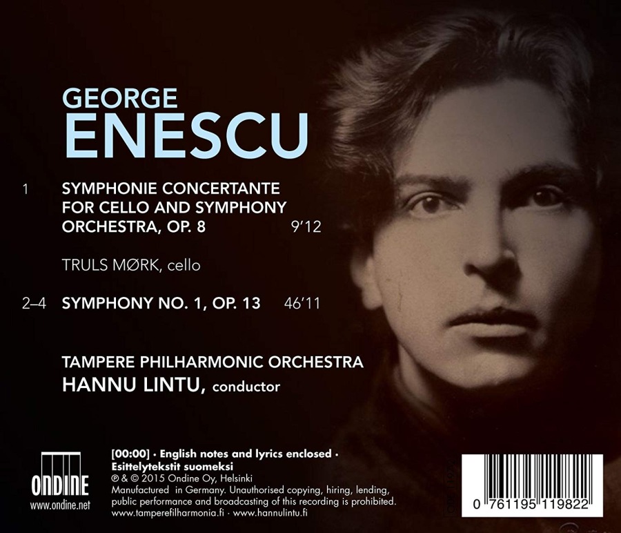 Enescu: Symphonie concertante for Cello & Orchestra; Symphony No. 1 - slide-1
