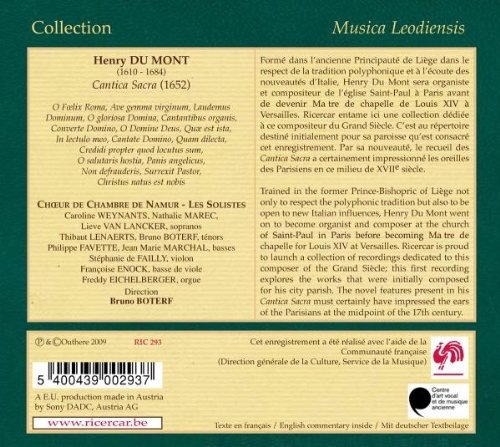 Du Mont: Cantica Sacra - slide-1