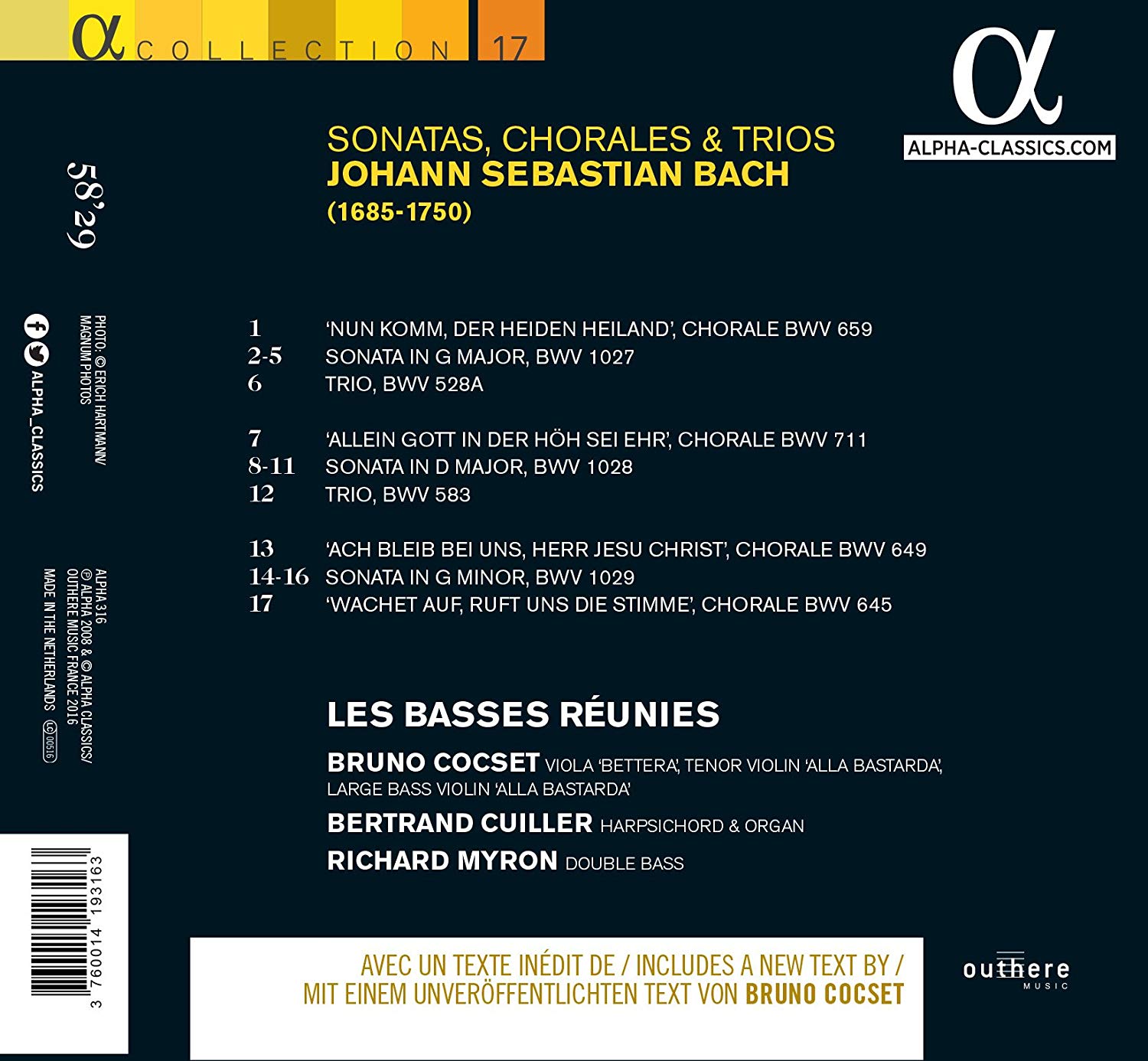 Bach: Sonates, Chorales & Trios - slide-1