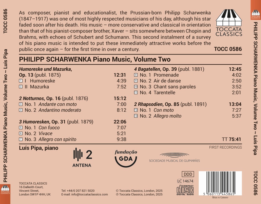 Scharwenka: Piano Music Vol. 2 - slide-1
