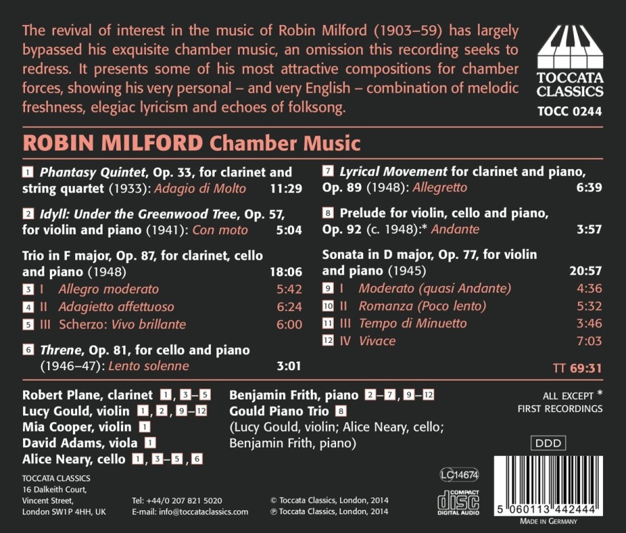 Milford: Chamber Music - slide-1