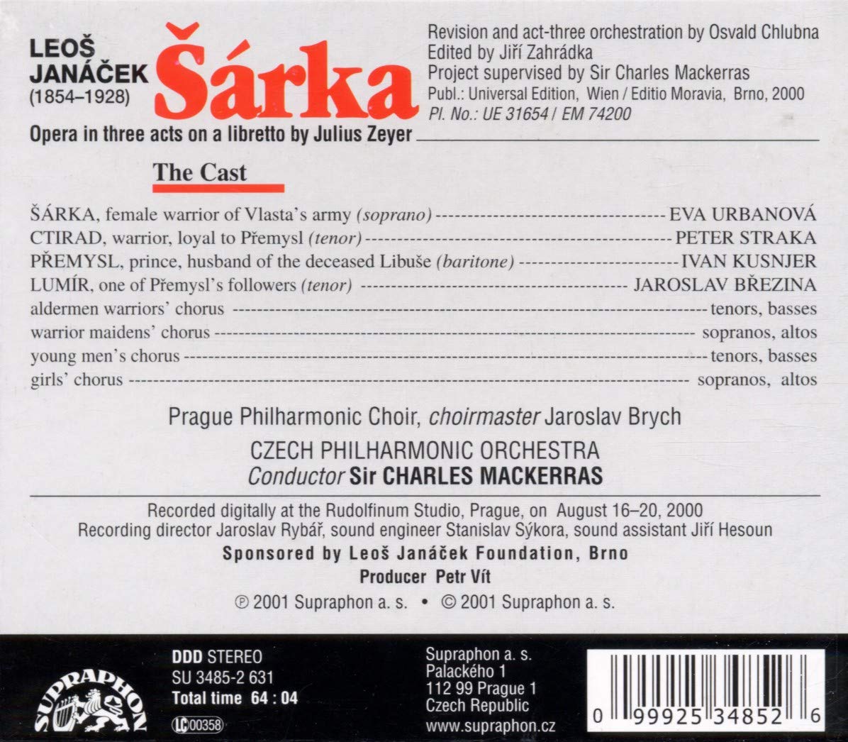 Janacek: Šárka  - slide-1