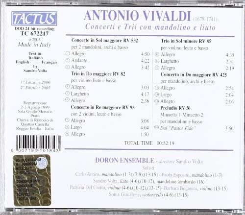 Vivaldi: Concertos and Trios for Mandoline and Lute - slide-1
