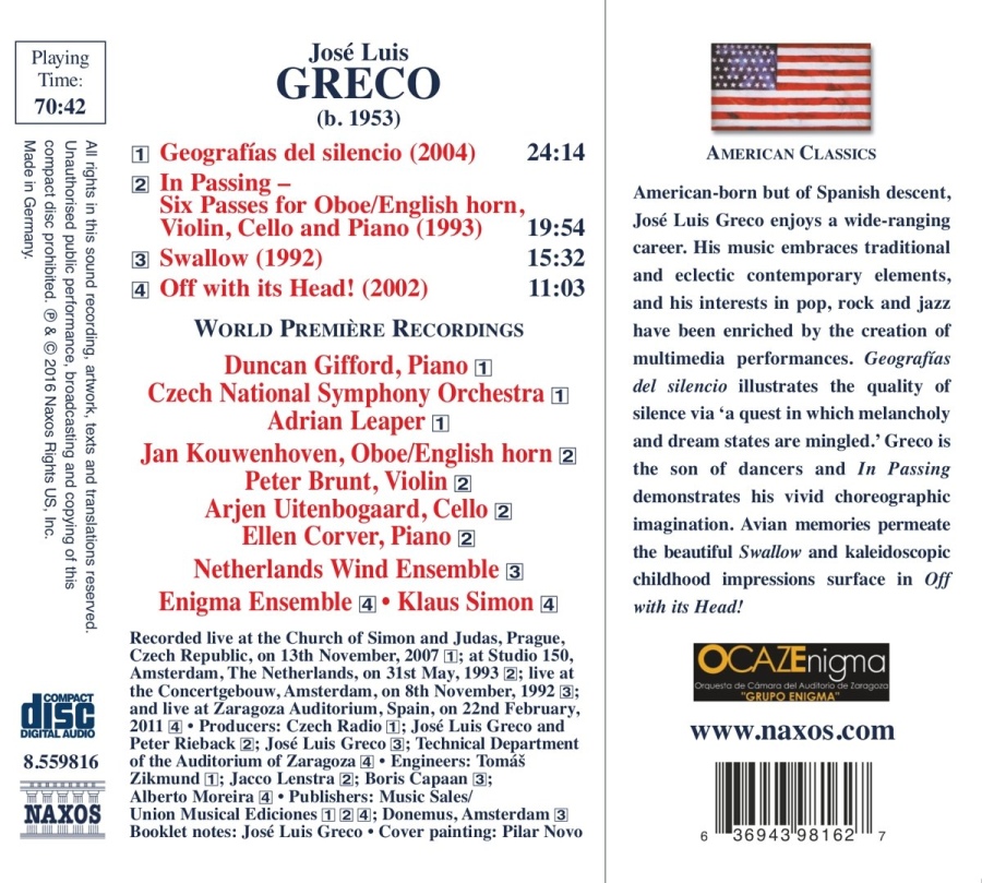 Greco: Geografias del silencio In Passing  Swallow - slide-1