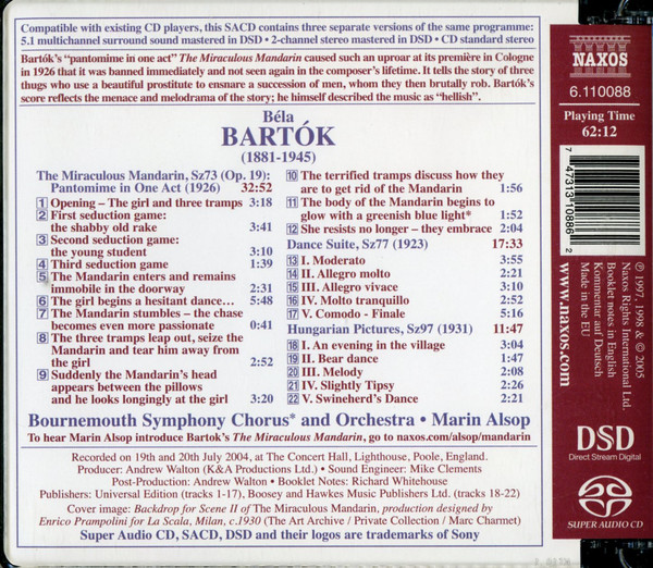 BARTOK: Miraculous Mandarin - slide-1