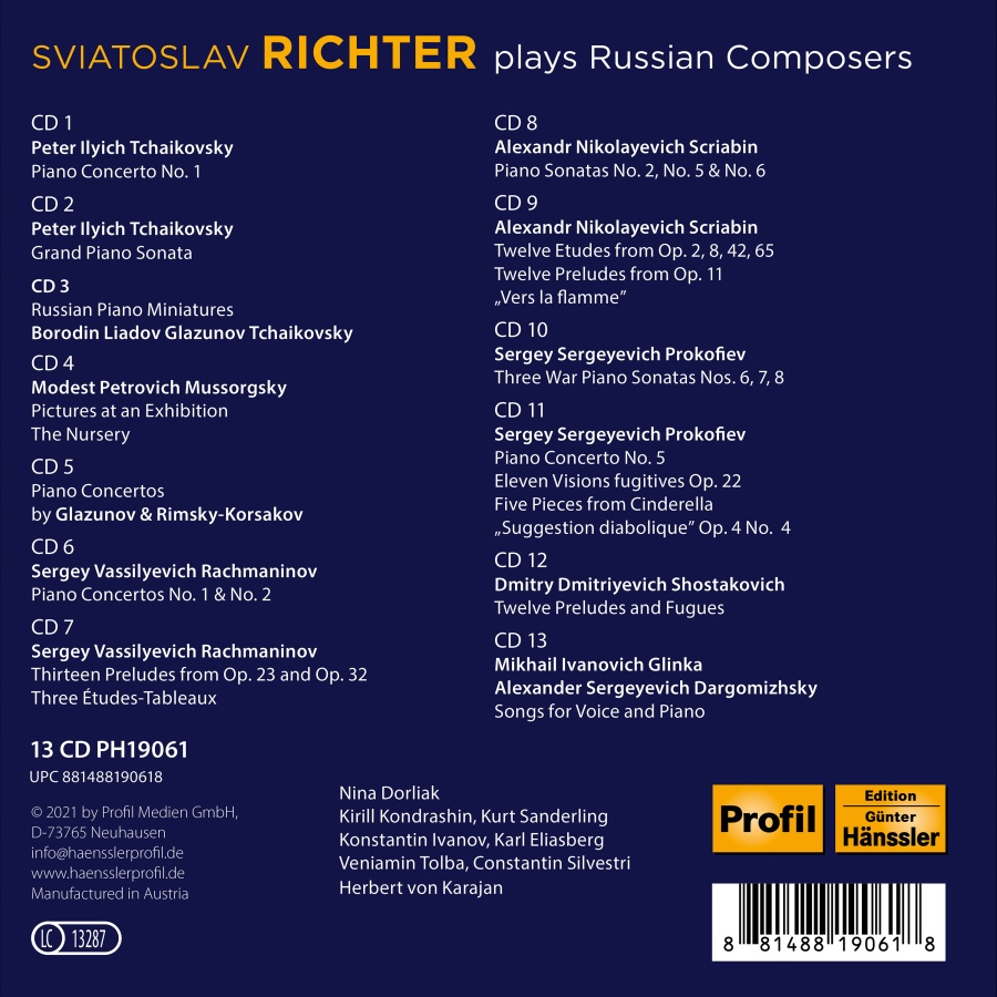 Sviatoslav Richter plays Russian composers - slide-1