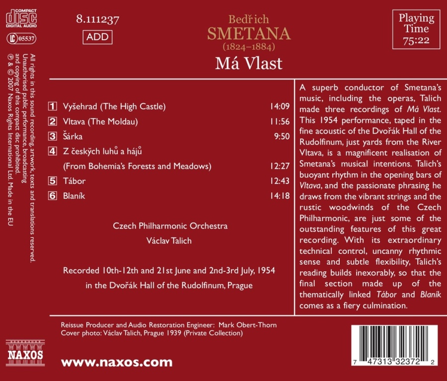 Smetana: Ma Vlast (My Country) - slide-1