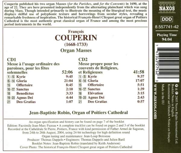 Couperin: Organ masses - slide-1