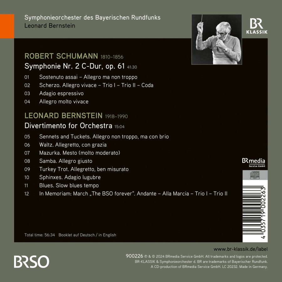 Schumann: Symphony No. 2; Bernstein: Divertimento - slide-1
