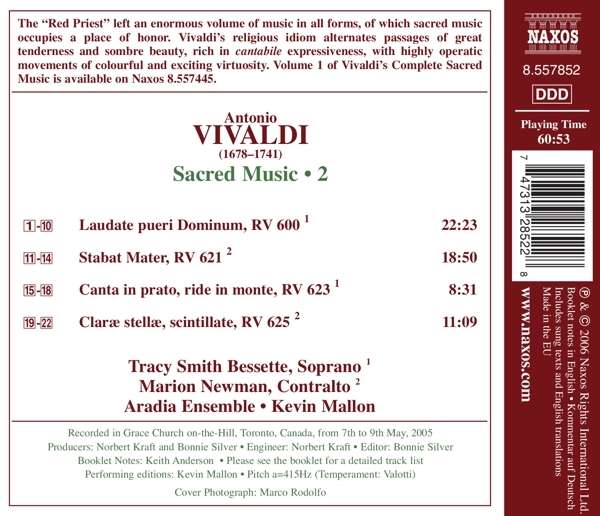 VIVALDI: Laudate pueri, ... - slide-1