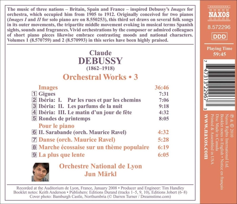 DEBUSSY: Images, Sarabande, Danse, Marche ecossaise, La plus que lente - slide-1