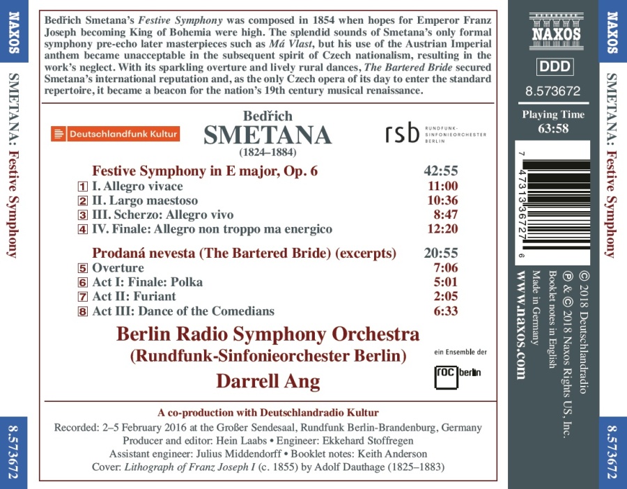 Smetana: Triumphal Symphony; The Bartered Bride Overture and Dances - slide-1