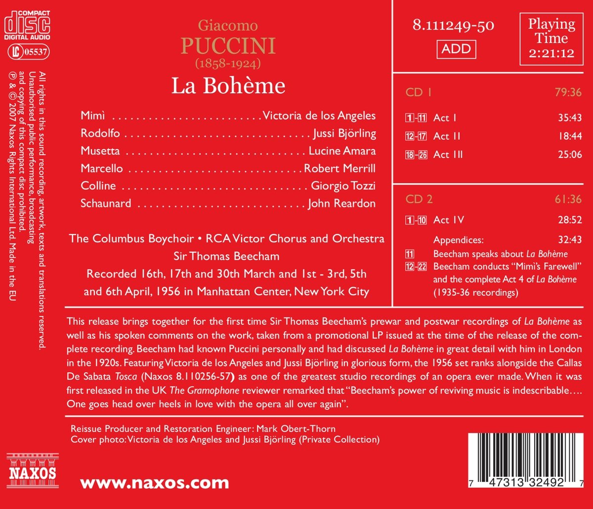 Puccini: La Boheme – 1956 - slide-1